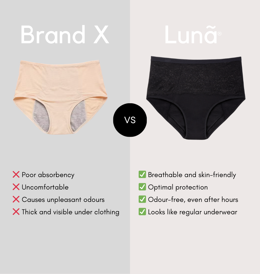 Floral Lace Brief – Extra Heavy Urine Leakage - Sale
