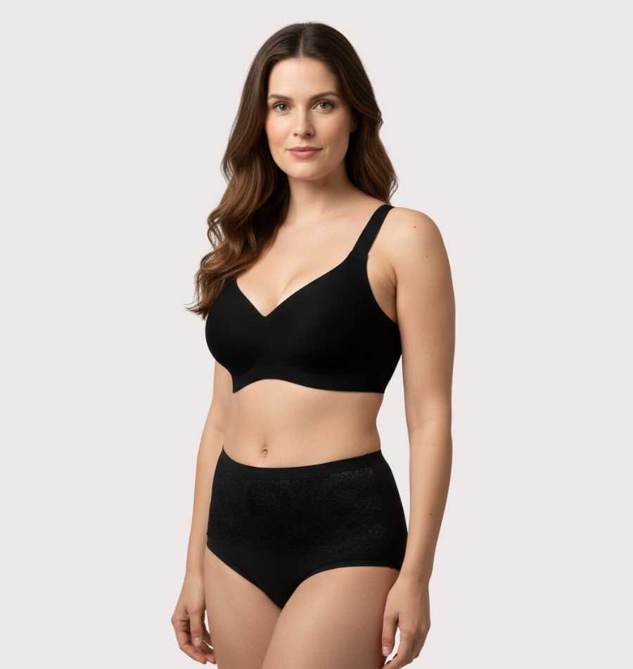 Floral Lace Brief – Extra Heavy Urine Leakage